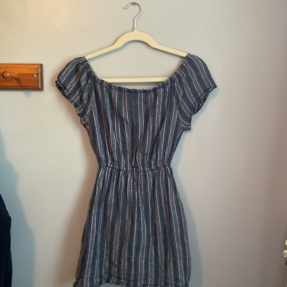 Universal Thread Blue and White Midi Sundress